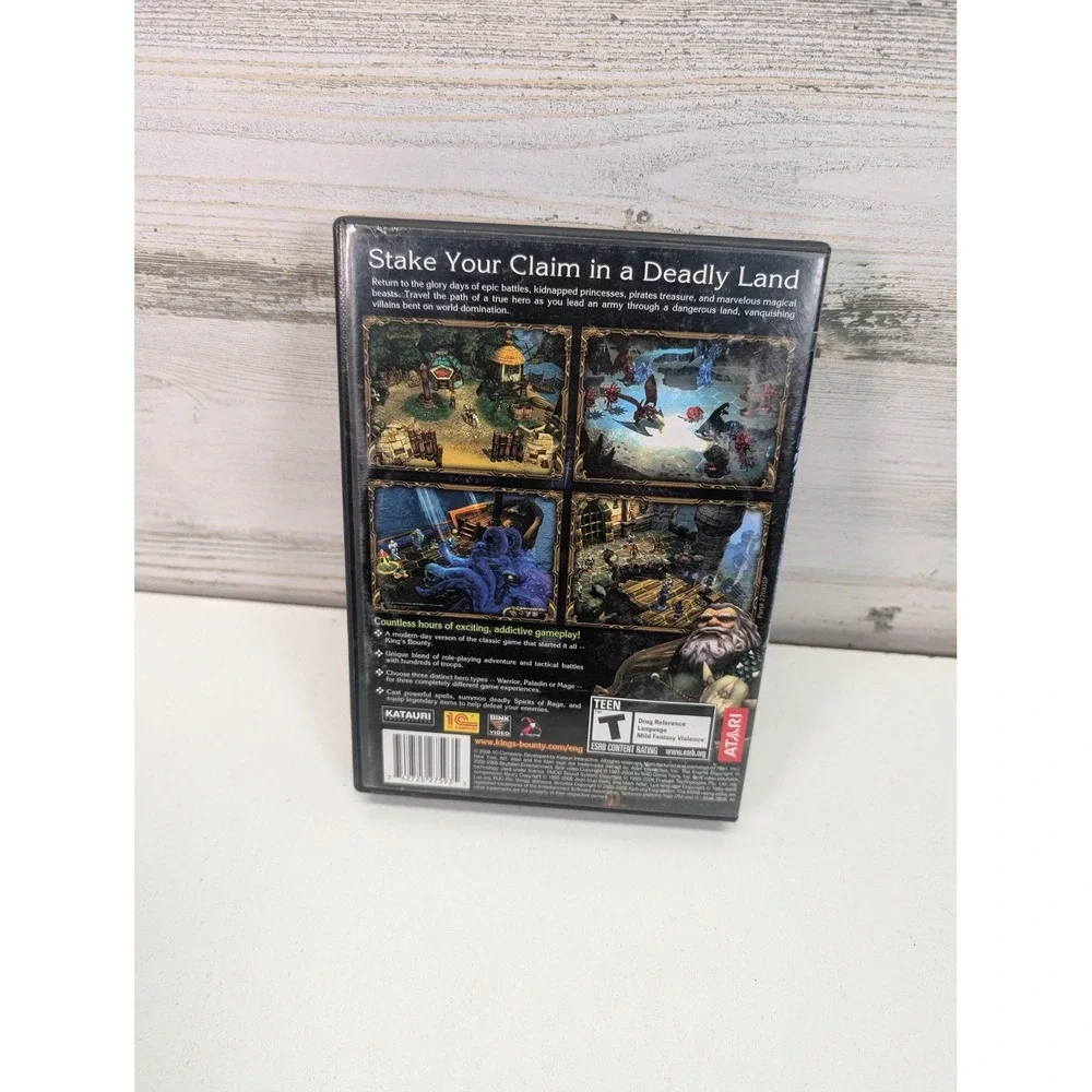 King's Bounty The Legend PC Game Case T Atari Manual Included‎ CIB Role Playing